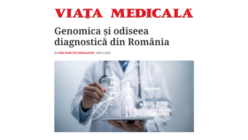 Revista „Viața Medicală”: Interviu despre genomică cu echipa de conducere a ICDG