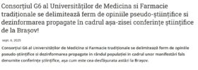Pentru o informare medicală corectă!